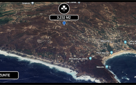 Terreno en venta Mazunte 3,232m2