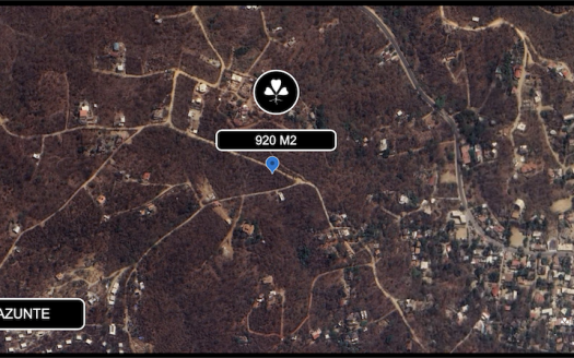 Terreno en venta Mazunte 920m2