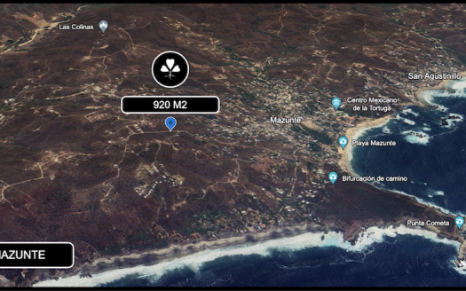 Terreno en venta Mazunte 920m2